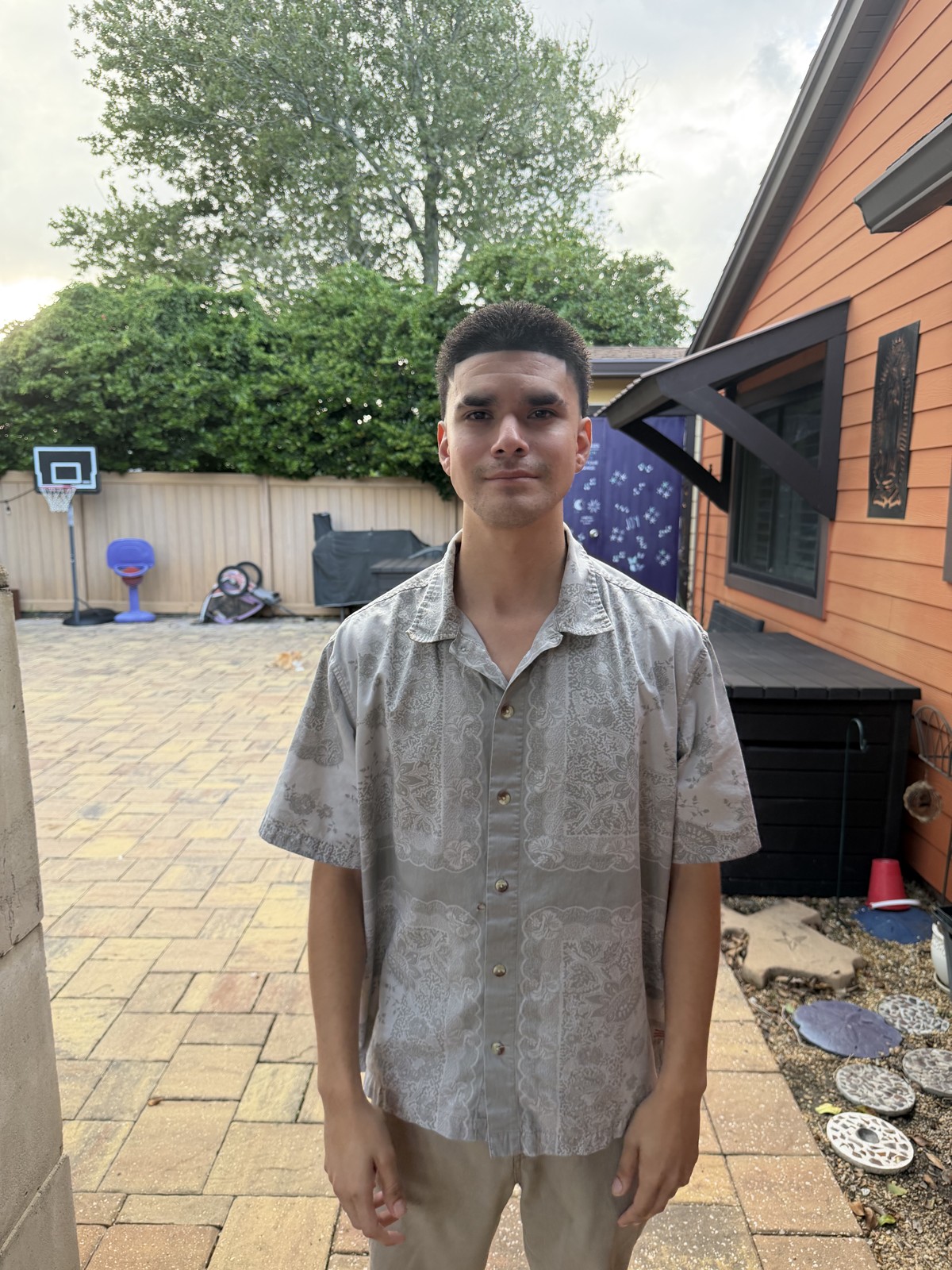 Skyler Trinidad outdoors